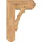 Ekena Millwork Imperial Craftsman Smooth Bracket, Western Red Cedar, 5 1/2"W x 18"D x 26"H BKT06X18X26IMP04SWR - alternate 2